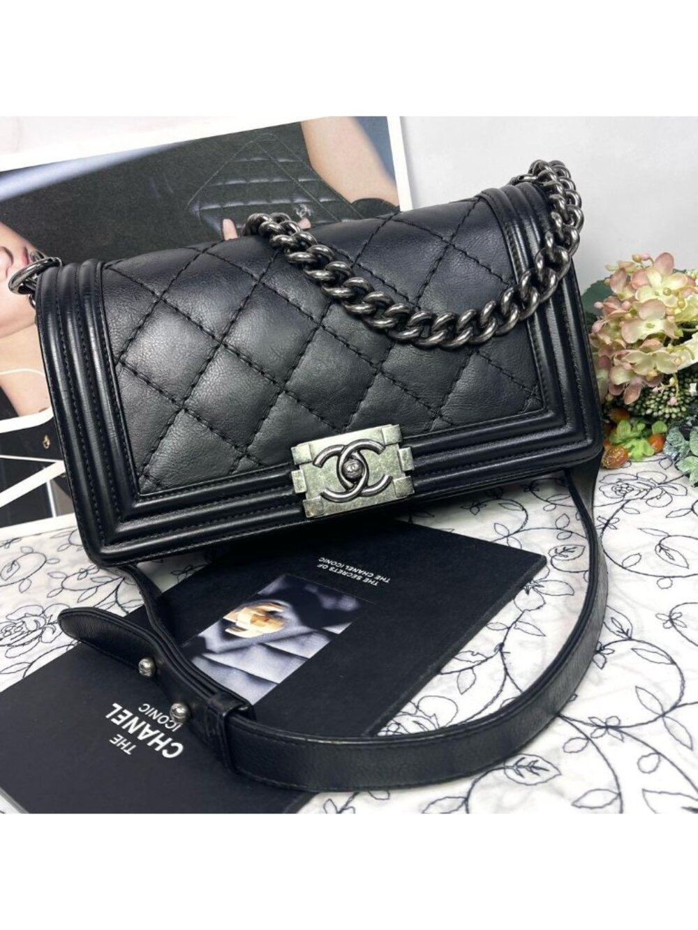 Chanel Quilted Boy Chain